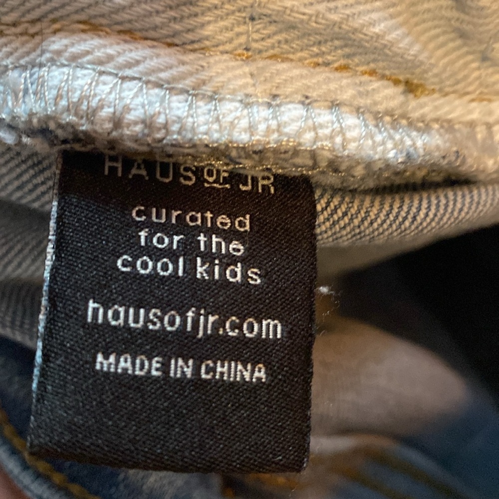 Haus of Jr distressed denim jeans size 12 - Picture 5 of 6